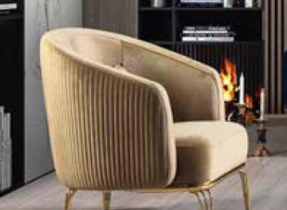 Armchair Modern Couch Sofa Relax Fabric Lounge Textile Seater Luxury Seat Polyester
